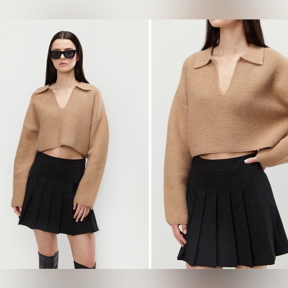 Oak and Fort Crop Sweater - Picture 2 of 4